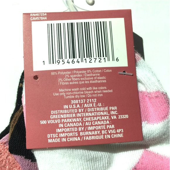 *3/$15* Pink Flamingo + Heart Socks - Picture 3 of 3